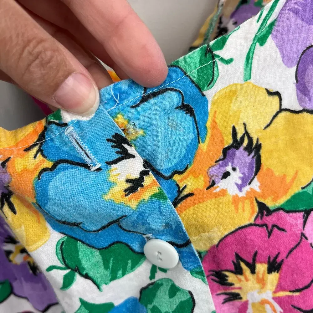 Vintage SWAT Floral Dress 8 USA